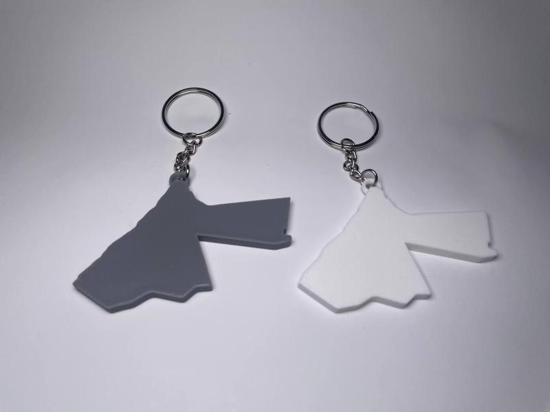 Jordan country keychain