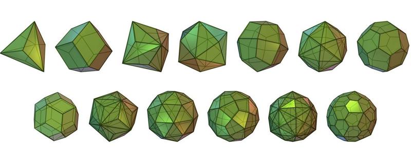 All catalan solids as step file