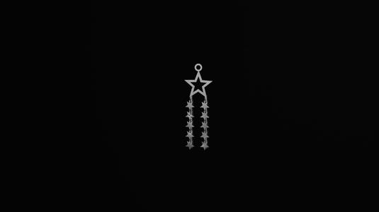 star earrings