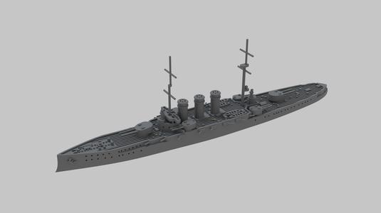 WW1 Imperial Russian Navy Rurik class armoured cruiser