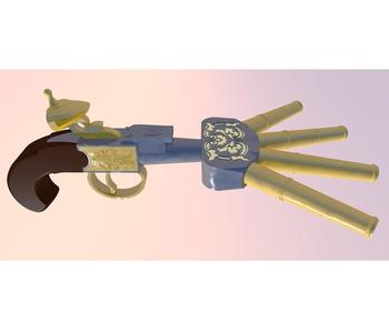 Duck's foot gun