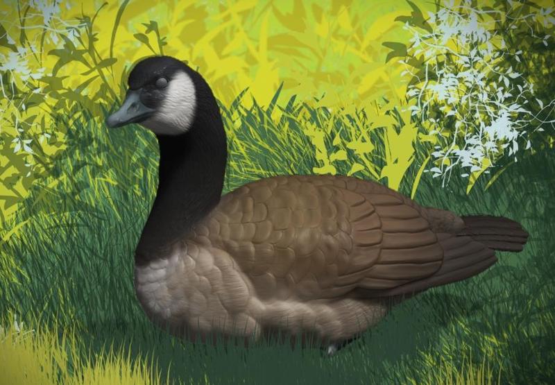 Canada Goose Sculpture