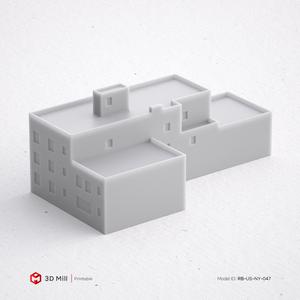 3D Print miniature building RB-US-NY-047