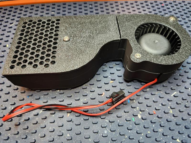 Carbon Pellet Box and 6028 Fan