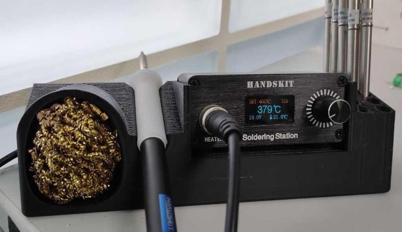 T12 Stand Solder Station with and without Tip Cleaner (Update: Added Power Supply version not tested)