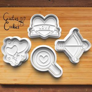 Valentines Cookie Cutter set 0777