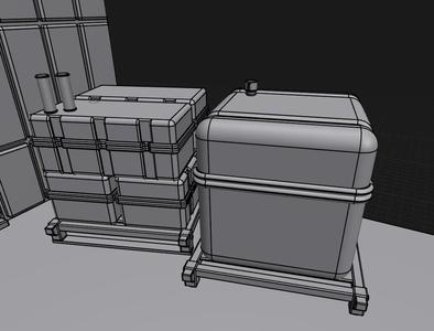 Alien:Isolation diorama accessories (10th scale)