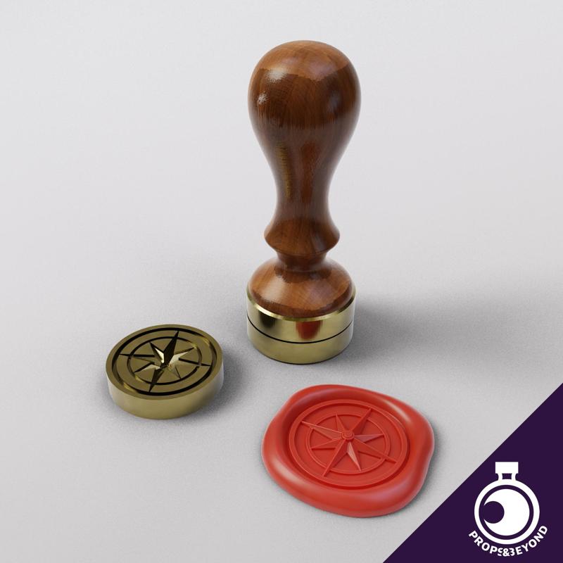 Navigators' Guild - Wax Stamp - Includes Handle