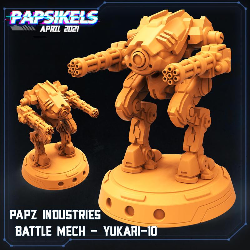 PAPZ INDUSTRIES BATTLE MECH YUKARI