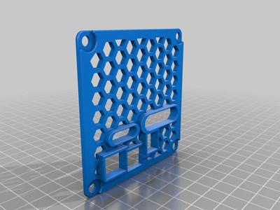 Faceplate for WT-LC 80mm Fan Latching Case for Re-ARM + RAMPS 1.6