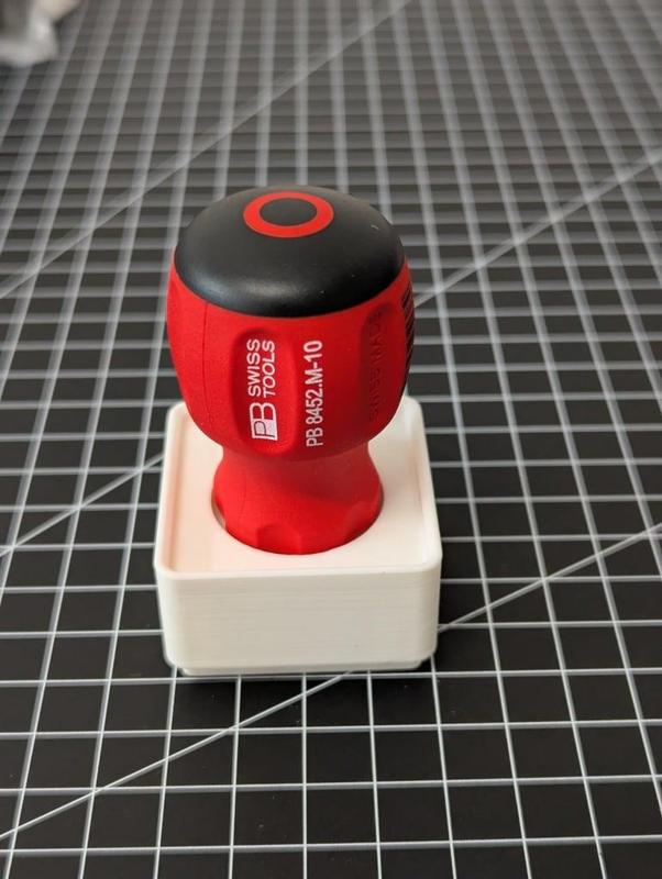 PB Swiss Stubby Bit Driver 1x1 Gridfinity (PB 8452.M-10)