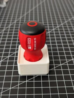PB Swiss Stubby Bit Driver 1x1 Gridfinity (PB 8452.M-10)