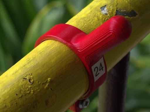 Permanent Backpack Hook for Metal Railing