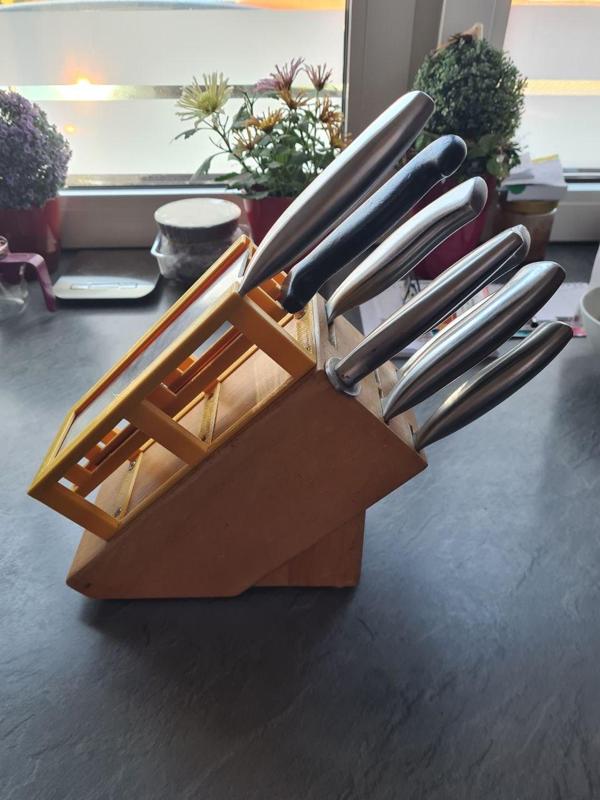 Fleischerbeil + Messerhalter für Thomas Rosenthal Group Messerblock