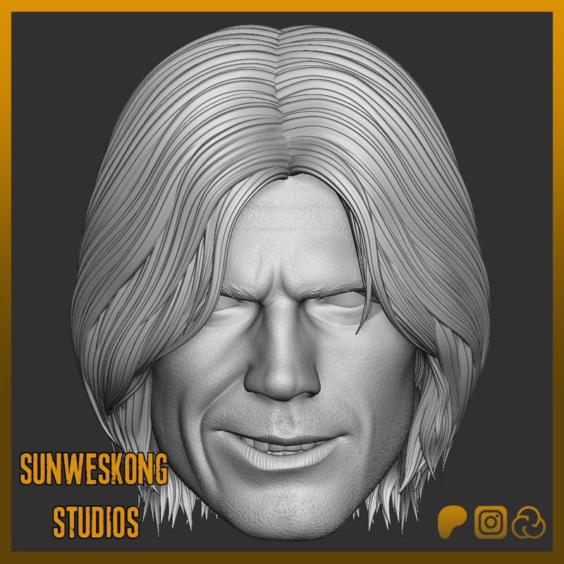 Devil May Cry 5 Dante Smile Headsculpt
