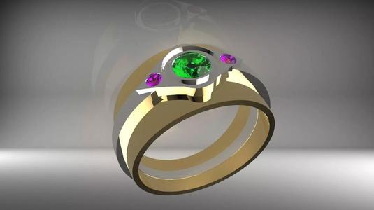 mens natural gems ring fro boys