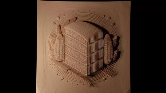 Cornbread CNC 3d Print High Relief Sand Casting