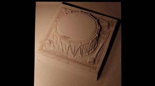 Drum CNC 3d Print High Relief Sand Casting