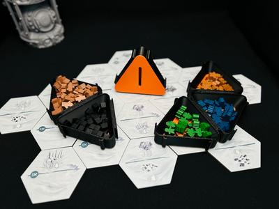Token tray, tabletop, board game tray
