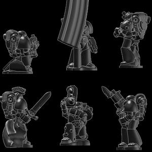 Galactic crusaders Pointy heads 8mm