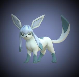 GLACEON POKEMON FIGURINE