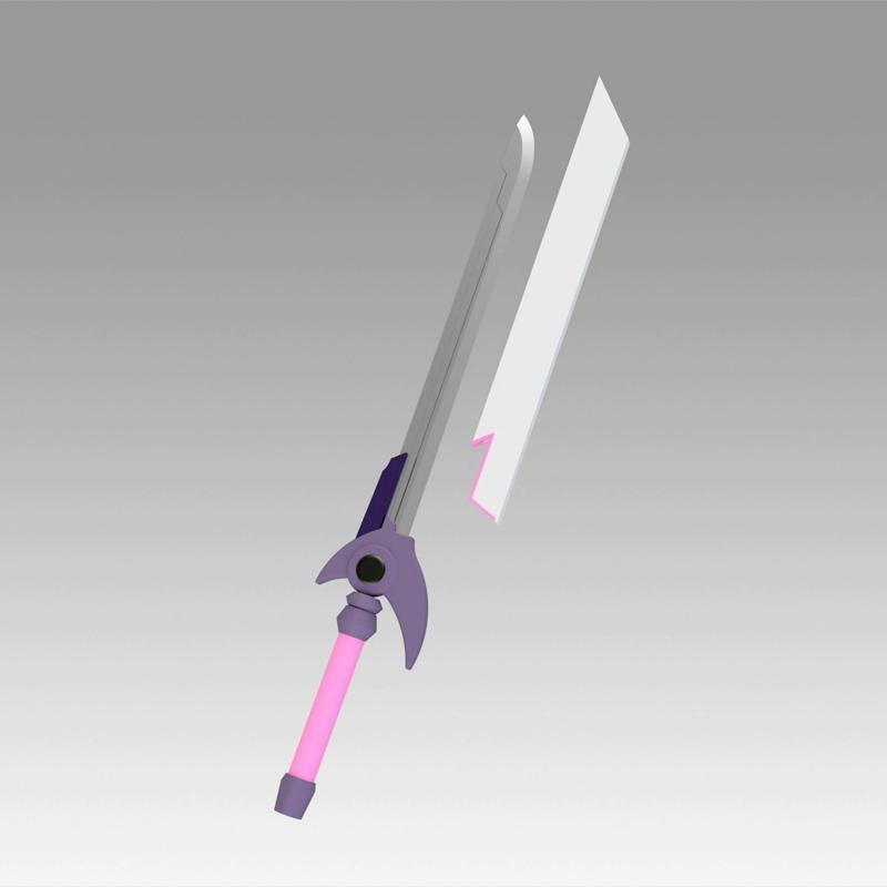 Magical Girl Lyrical Nanoha Signum Flames Maken Sword