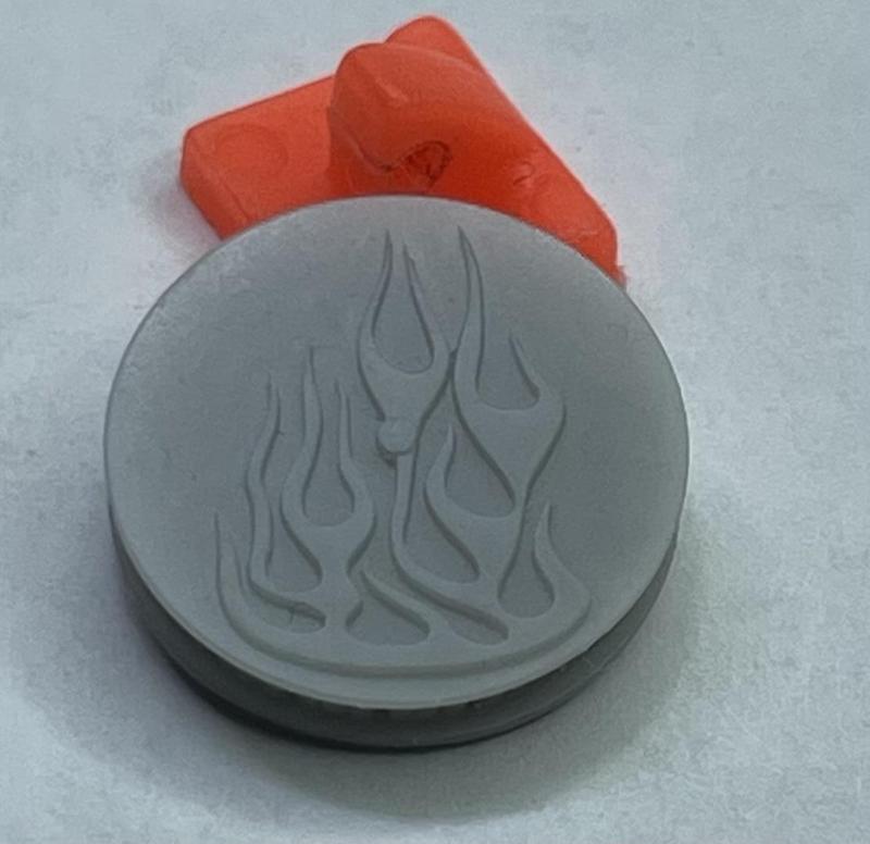 14" Air Cleaner Classic Flame Style Drag Drift Street  1-25 Model Car Parts