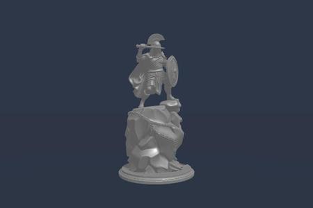DIB Hero Stone .Stl .Glb for 3D Printer