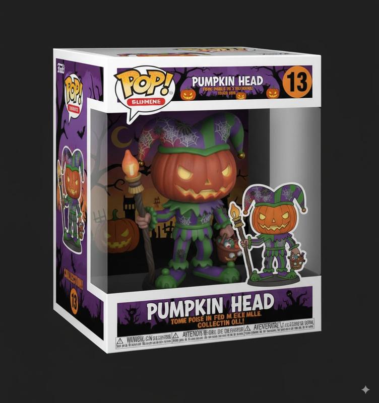 Funko Halloween Pumpkin Head - Printable 3D collectible figurine