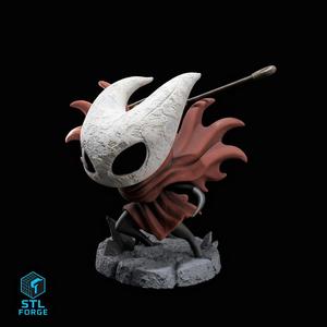 Hornet | Hollow Knight Silksong | Fan Art STL | 3D Printable Miniature (75mm & 150mm,  Display Base)