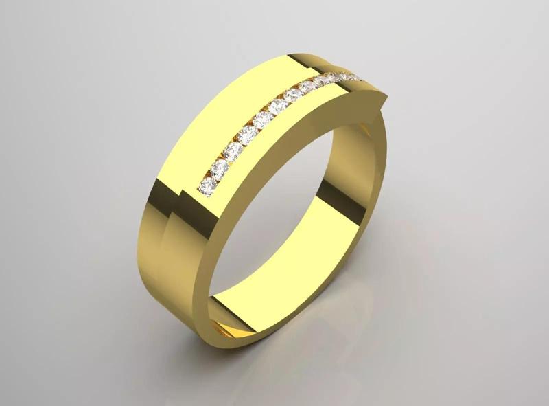Man Yellow Gold mr0203