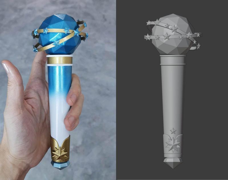 Hololive Hoshimachi Suisei microphone 3d model/3d print/STL