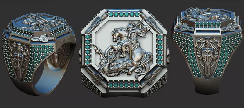 Saint George Sword Ring  - Sao Jorge