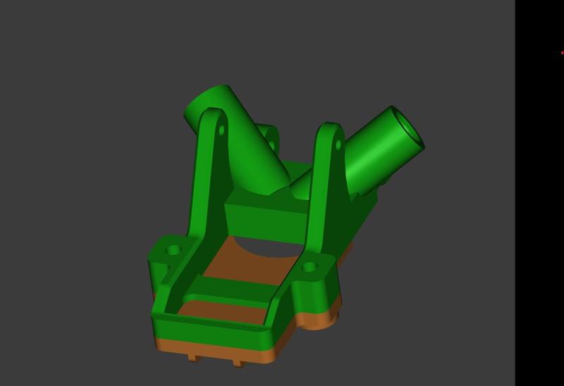 Dji o4 Air unit Pro antena mount for BetaFpv Pavo25 v2 / Pavo35