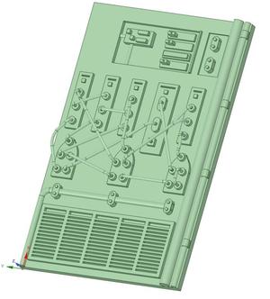 MF BUNK SIDE WALL REPLACEMENT SCALE 1/43