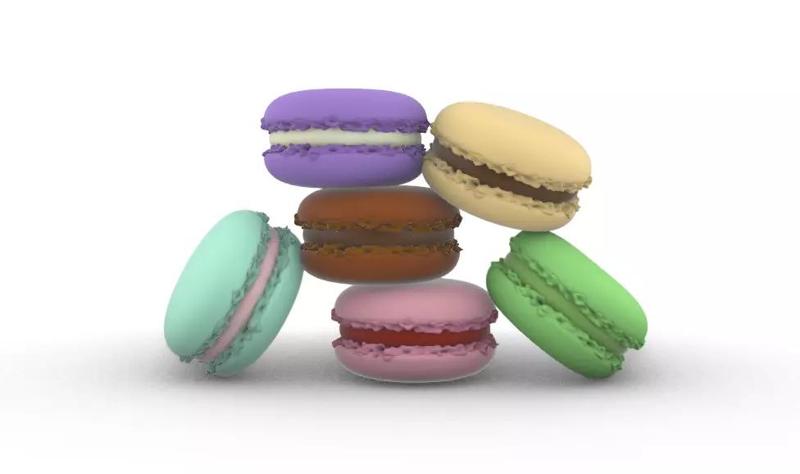 Macaron colorful macaroons
