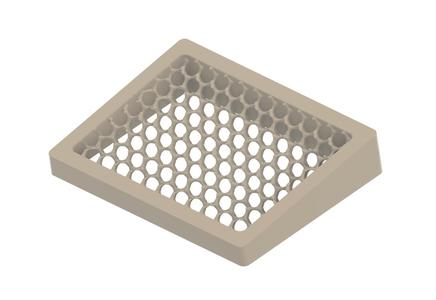 Trabecular support for notebook