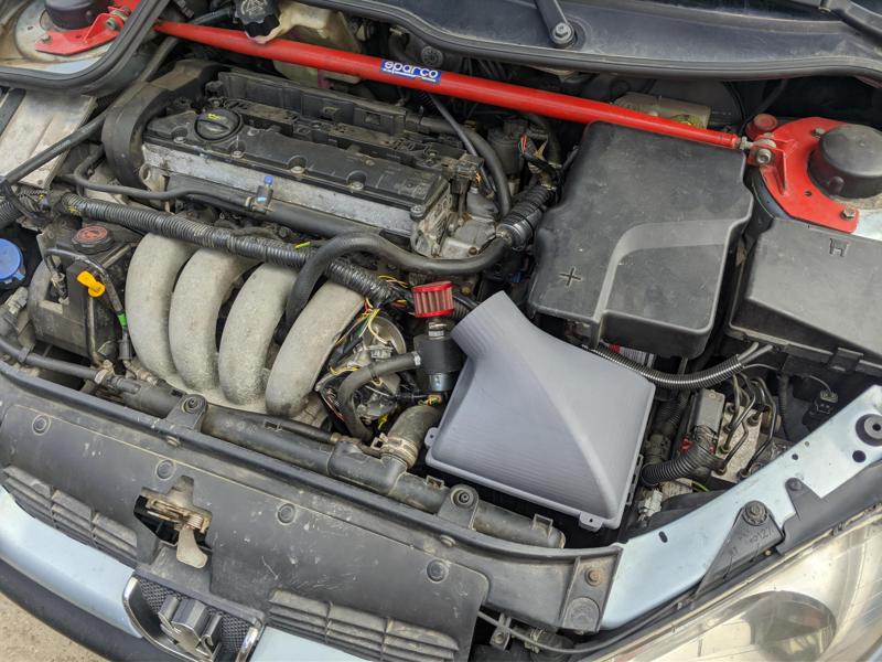 Peugeot 206 Air box cover designed for RC/GTI conversion