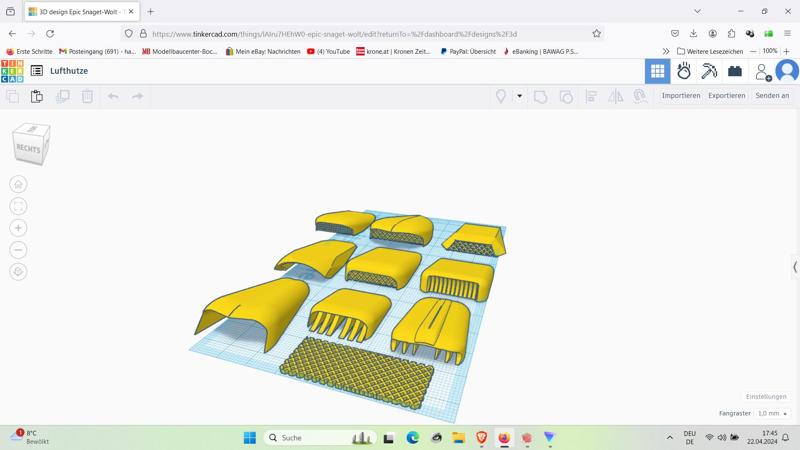 rc car air scoop hood air scoop bonnet