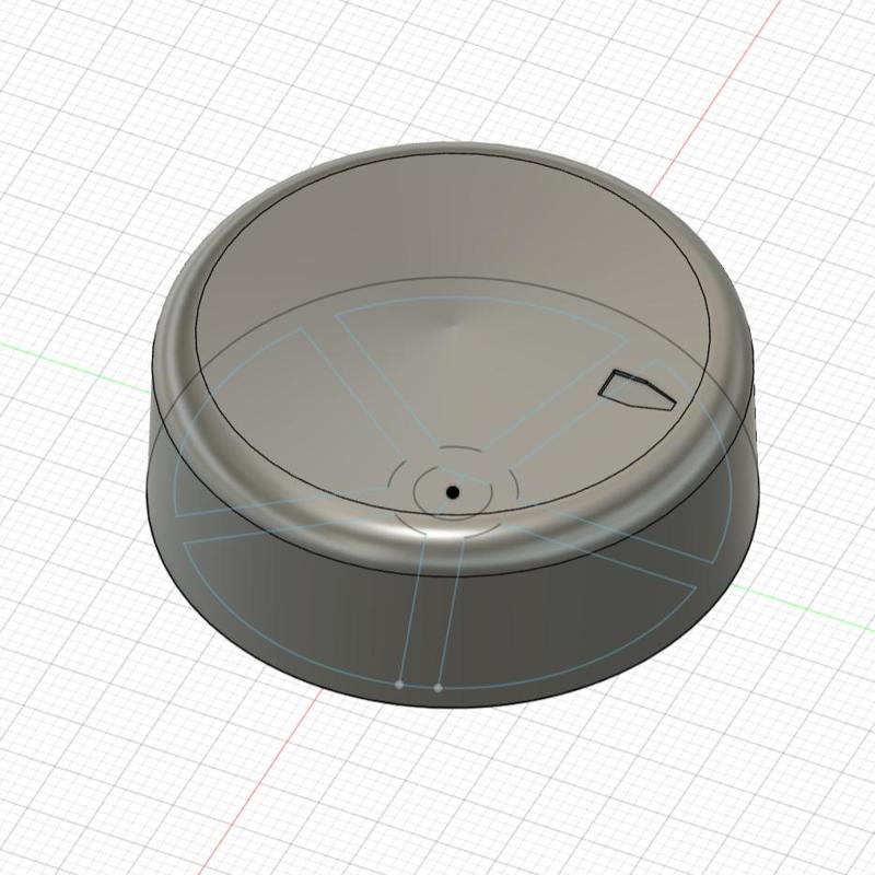 Rotary control for electric dimmer