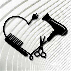 Hairdressing salon wall decoration Wall Art
