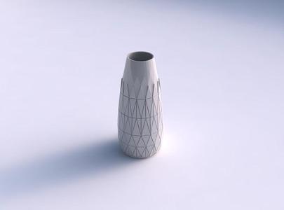 Vase Bullet with partial random triangle plates