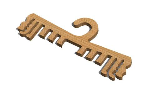 Space‑Saving Chain‑Drop Clothes Hanger
