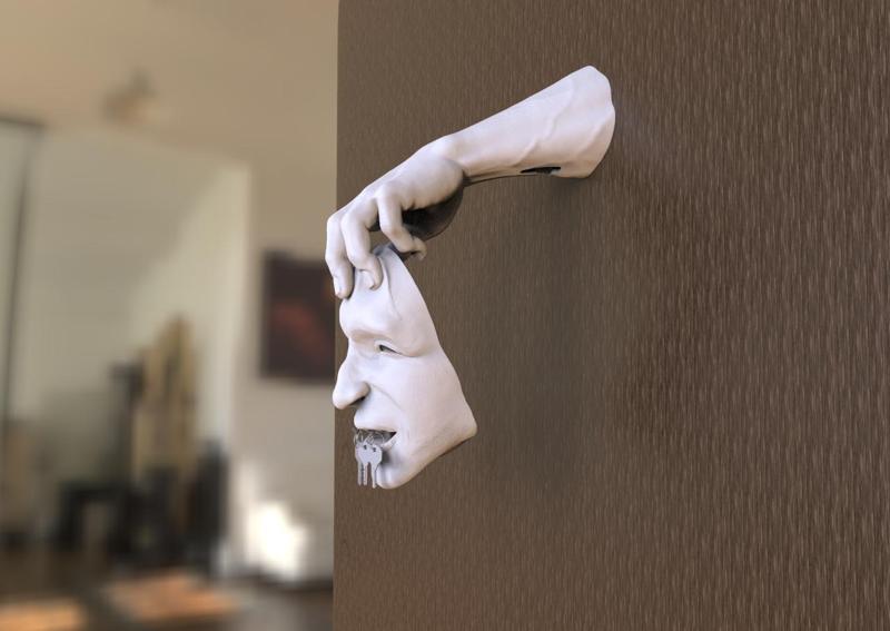 Expressive wall key holder