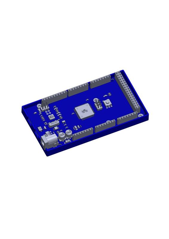 Arduino DUE case Ultra light Material saving design