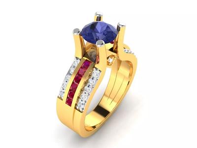Solitaire Engagement Wedding Ring