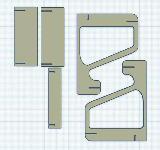 Folding phone stand