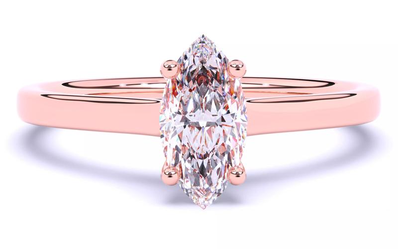 Solitaire Engagement ring 3dm stl renders details