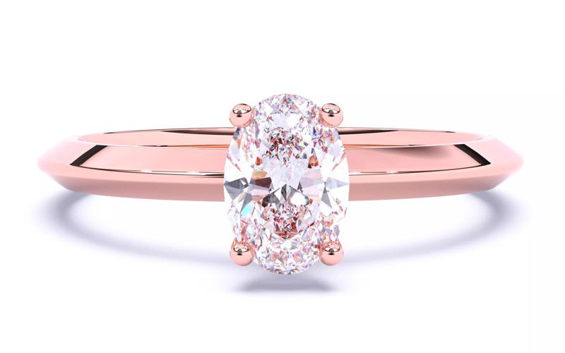 Solitaire Engagement ring 3dm stl renders details