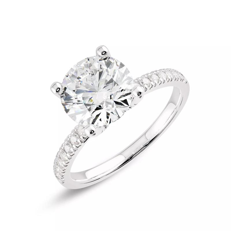 Solitaire Ring 360 Animation and stl file 3D print model